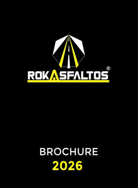 Portada del brochure corporativo ROKASFALTOS 2026