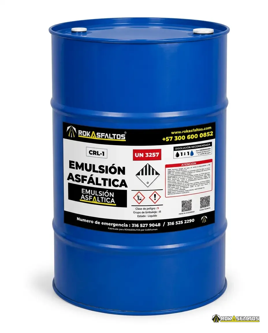 Tambor de emulsión CRL-1 de 55 galones