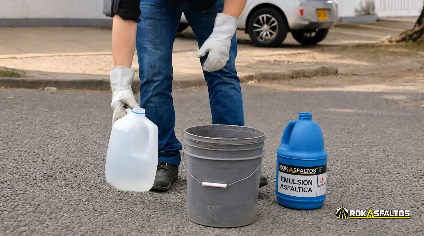 Preparación y dilución de emulsión CRL-1