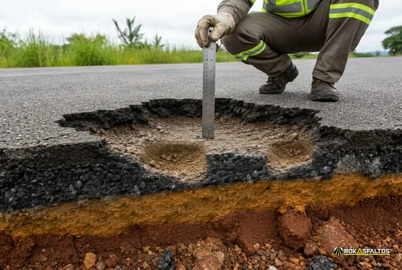 Bache con afectación de la base