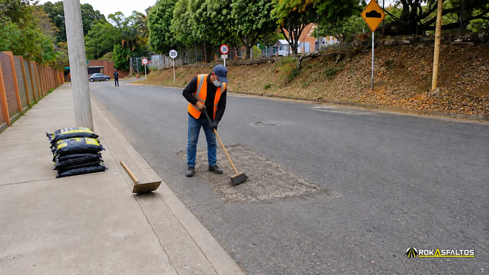 Limpiar y preparar la zona desgastada