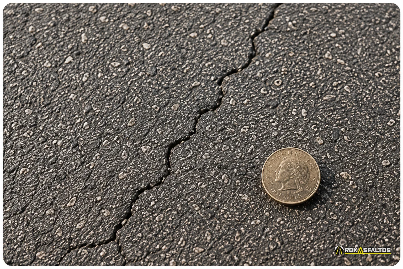 Fisuras en pavimentos asfálticos o de concreto