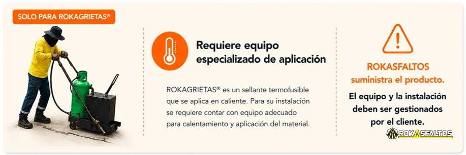 Requisito de aplicación para ROKAGRIETAS®