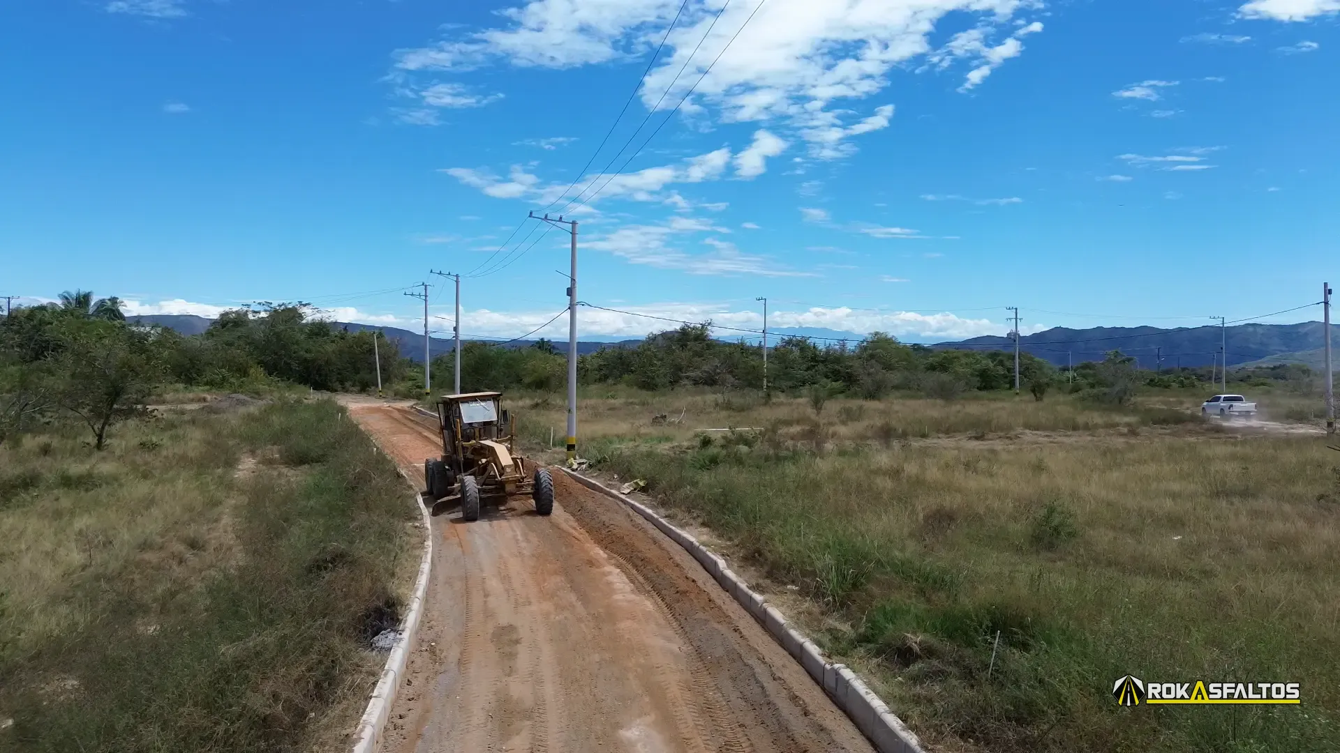 Obra vial ejecutada en Melgar, Tolima