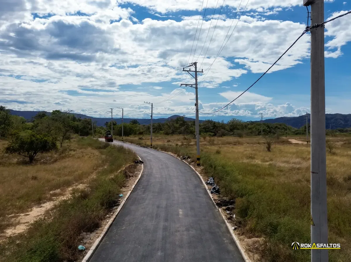 Vía terminada