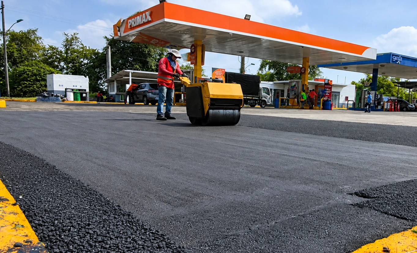 Obra real de renovación de pavimento con Sistema SIR