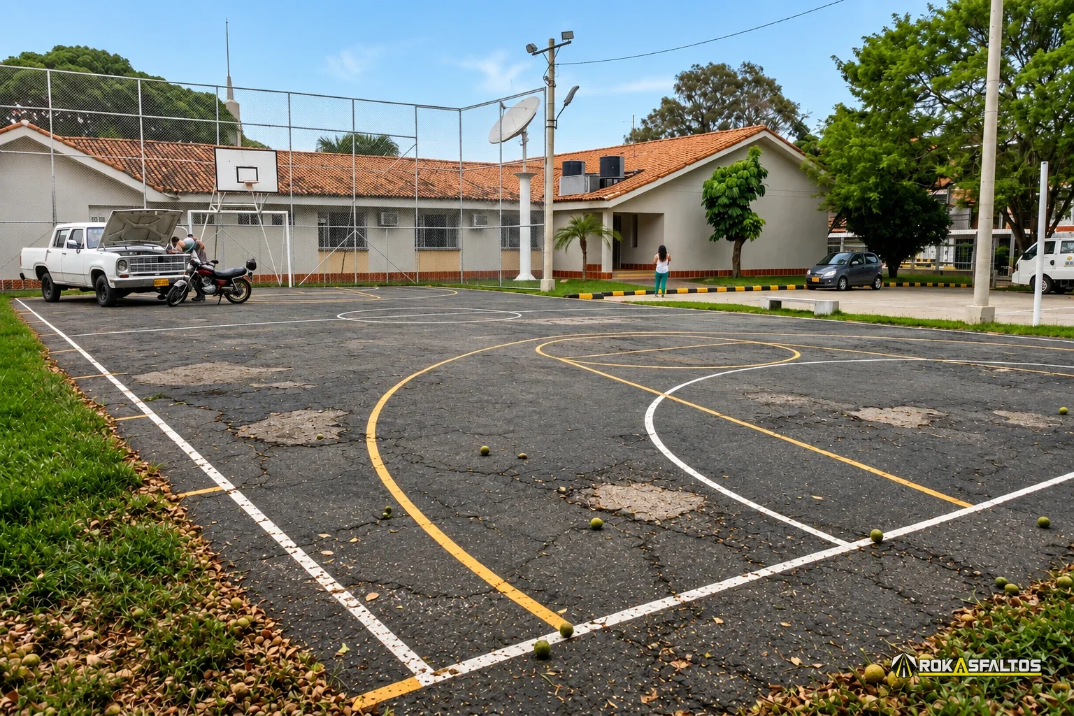 Cancha multiusos
